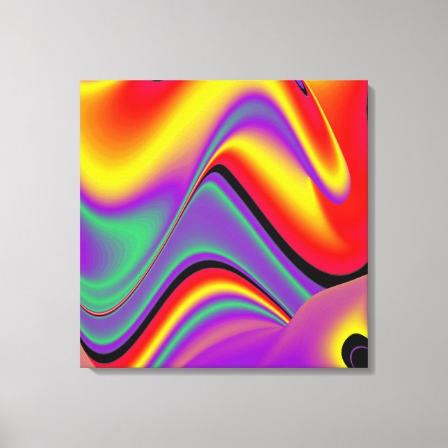 La magia de los colores abstracta el arte pluviomé (Anverso)