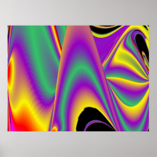 La magia de los colores abstracta el arte pluviomé