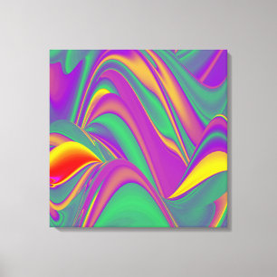 La magia de los colores abstracta el arte pluviomé