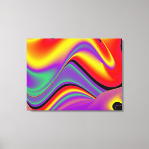 La magia de los colores abstracta el arte pluviomé