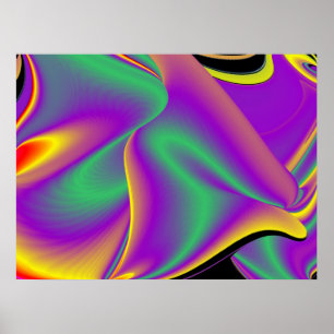 La magia de los colores abstracta el arte pluviomé