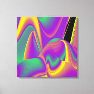 La magia de los colores abstracta el arte pluviomé
