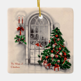 La magia de los Navidades en el ornamento doméstic