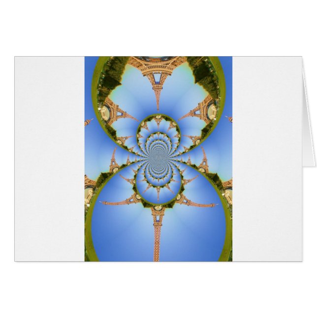 La magia de París: Diseño geométrico de la Torre E (Anverso (Horizontal))