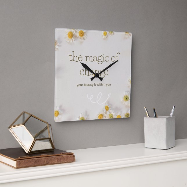 la magia del cambio, reloj de pared (Oficina)