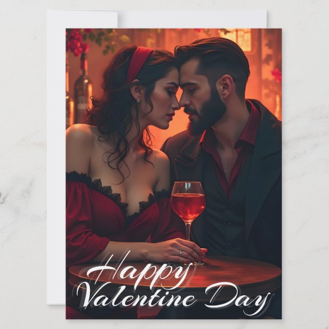 La magia del Día de San Valentín con unión románti (Anverso)