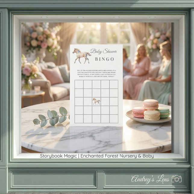 La magia del libro de cuentos | Tarjeta BINGO del  (The Storybook Magic | Enchanted Forest BINGO Card)