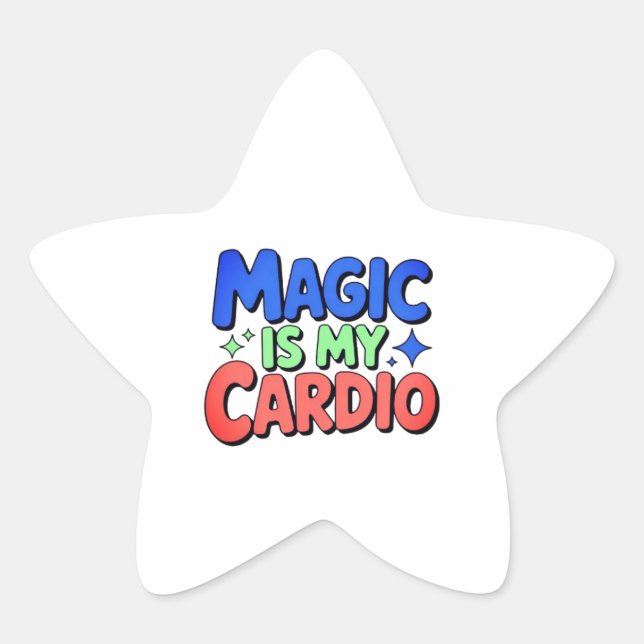 La magia es mi Pegatina cardio (Anverso)