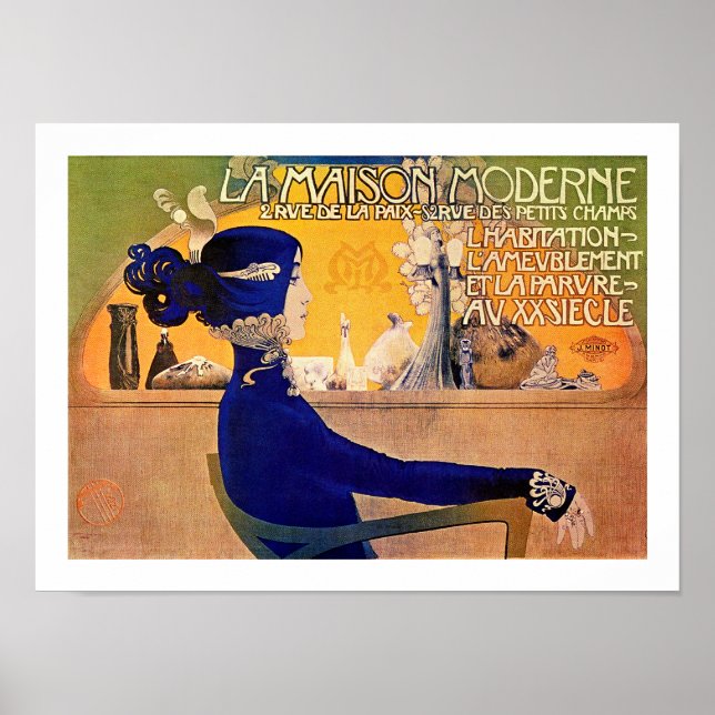 La Maison Moderne - Impresión Art Nouveau de M. Or (Frente)