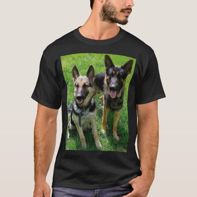 LA MAJESTA Camiseta DE SHEPHERD ALEMÁN (Anverso)