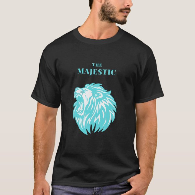 La majestuosa camiseta de león (Anverso)