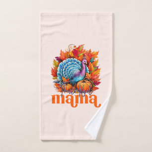 La mamá agradecida Turquía y el otoño abandonan el