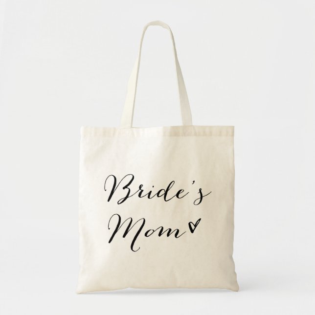 La mamá de la novia | Bolsa de caligrafía moderna  (Frente)