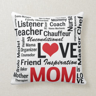 La mamá es almohada del amor para la mamá