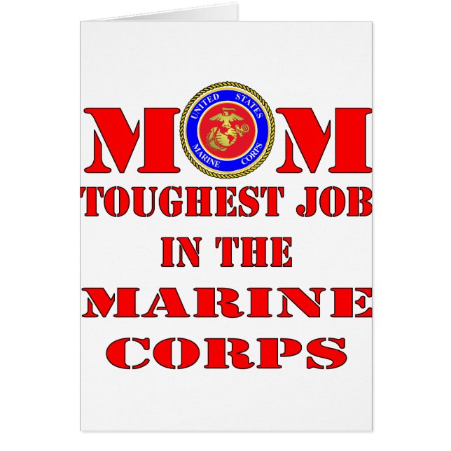 La Mamá Marina De La USMC Es El Trabajo Más Difíci (Frente)