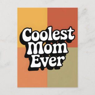 La mamá más genial Tarjeta del día de la madre ret