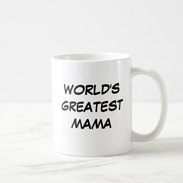 La "mamá más grande" taza del mundo (Derecha)