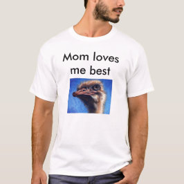 La mamá me ama la mejor camiseta -