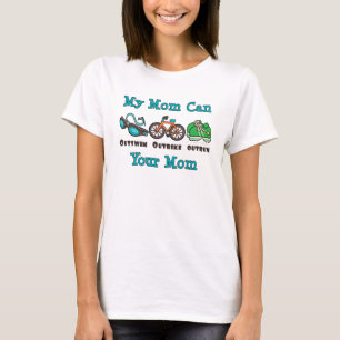 La mamá Outswim las camisetas sin mangas superada