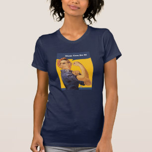 La mamá puede hacerlo Rosie retro la camisa del