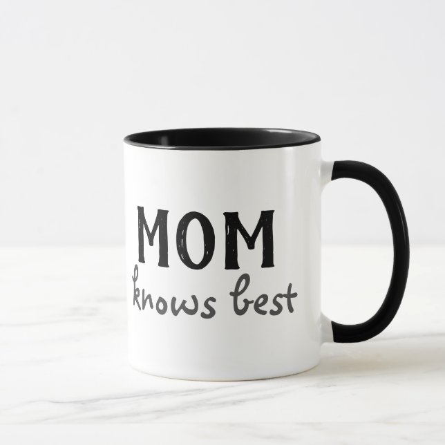 La mamá sabe la mejor taza de café (Derecha)