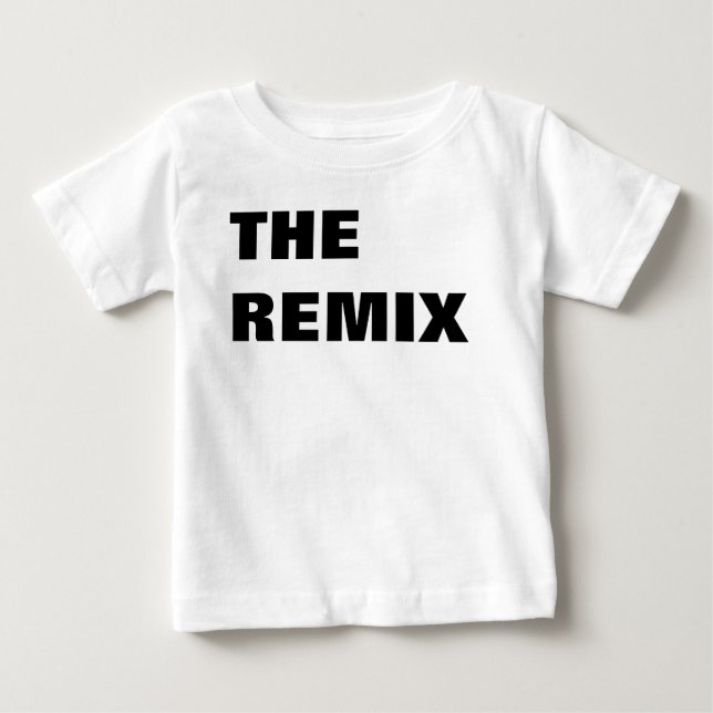 La mamá y yo de la camisa del bebé de la remezcla (Anverso)