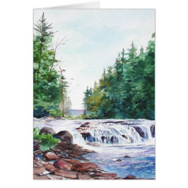 La "mañana en el suero baja" tarjeta del saludo/de