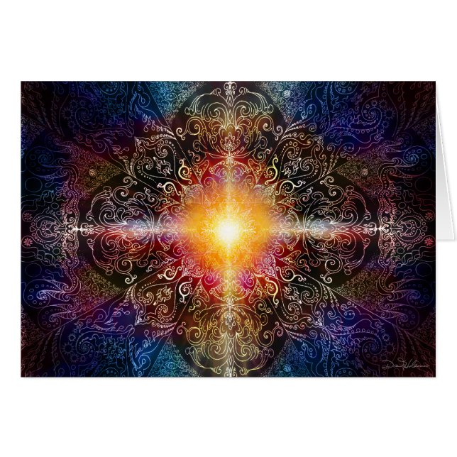 La mandala del corazón colorea 1 (Anverso (Horizontal))