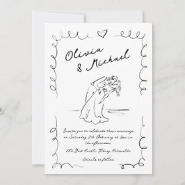 La mano caprichosa atrajo la invitación a la boda 