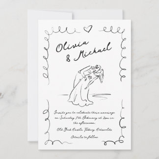 La mano caprichosa atrajo la invitación a la boda 