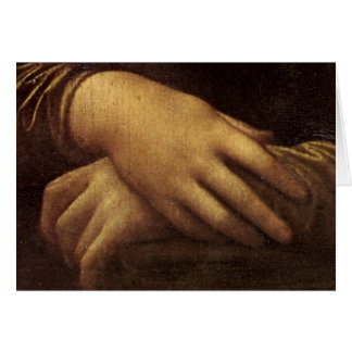 La mano de Mona Lisa de Leonardo da Vinci C.