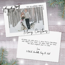 La Mano dibujada para la fantástica navidad del fe