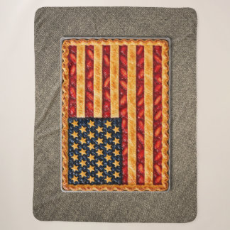 La manta Art Sherpa de tarta americana