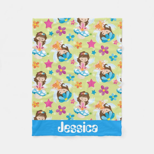 La manta de hadas de los chicas de la fantasía del (Anverso)