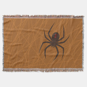 La manta de lanzamiento de la telaraña
