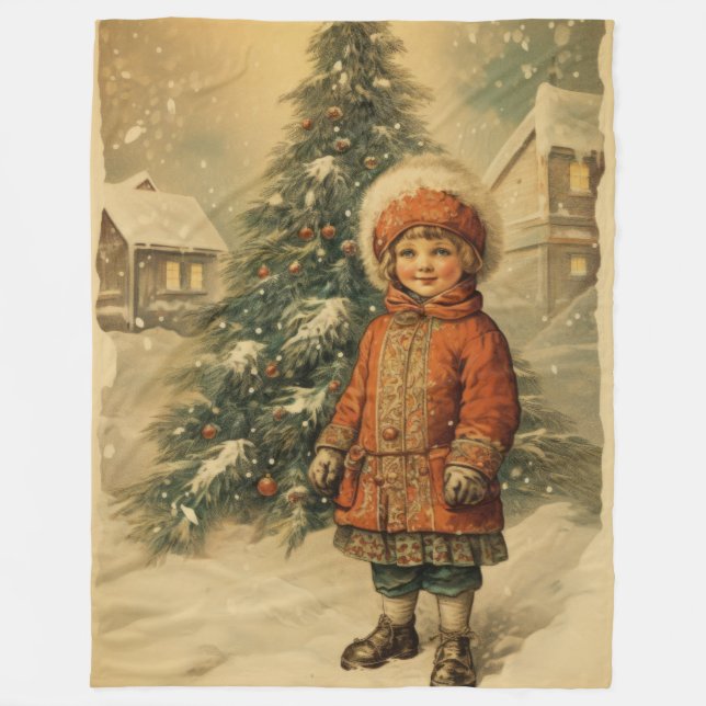 La manta de los Navidades tradicionales de Heritag (Anverso)