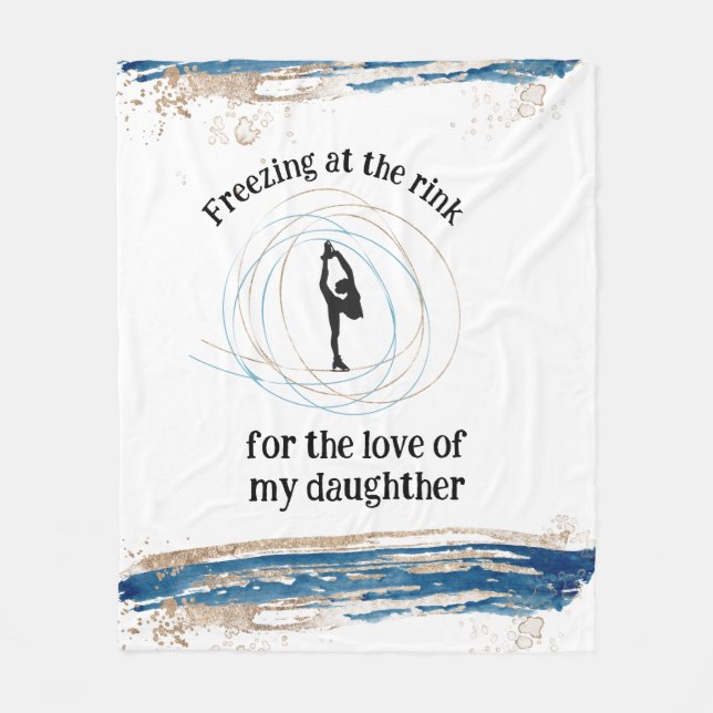 La manta de patinaje artístico de las mamás "Conge (Anverso)