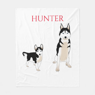 La manta de perros Husky.