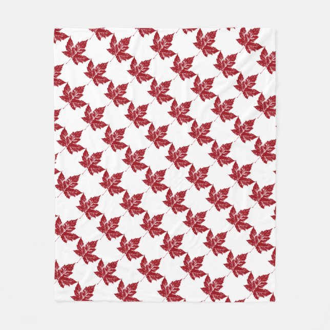 La manta de recuerdos de Canada Blanket Retro Cana (Anverso)