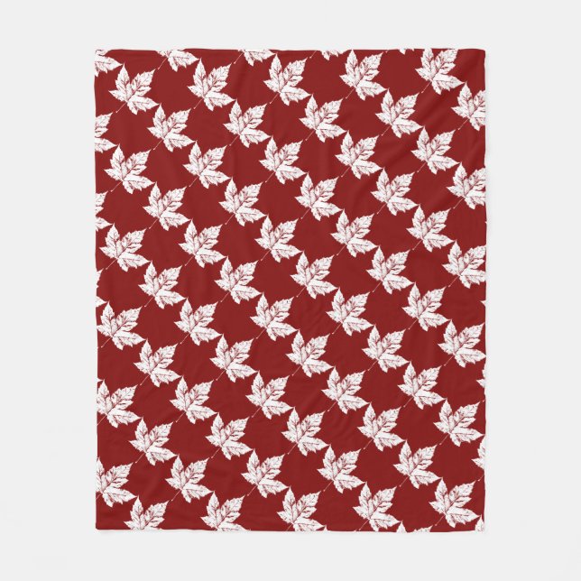 La manta de recuerdos de Canada Blanket Retro Cana (Anverso)