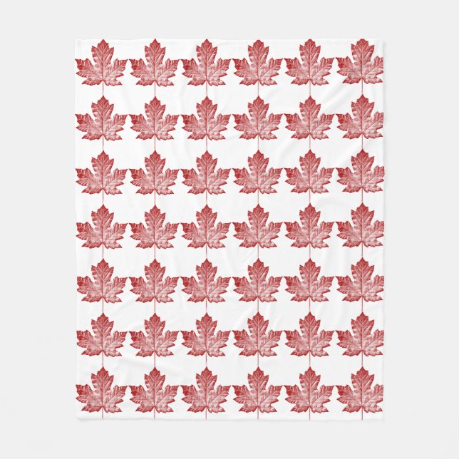La manta de recuerdos de Canada Blanket Retro Cana (Anverso)