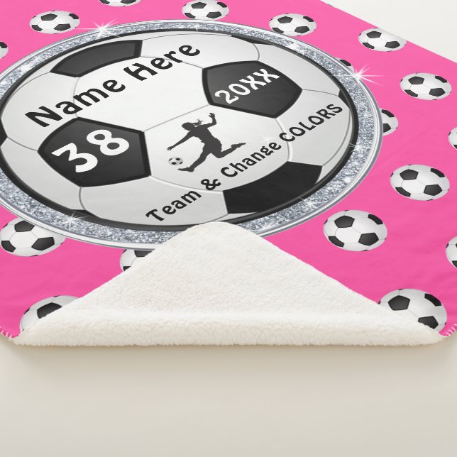 La manta del fútbol de la felpa de los chicas (3/4)