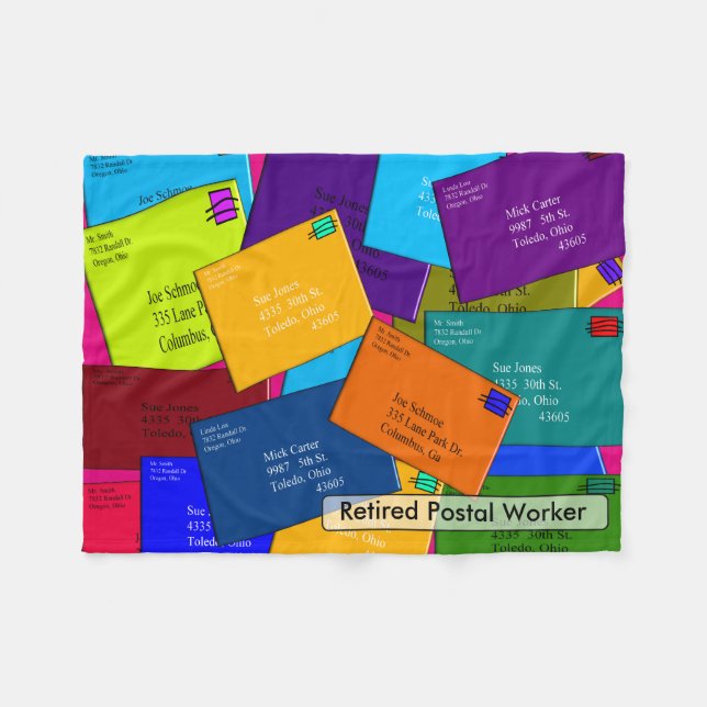 La manta jubilada del paño grueso y suave del (Frente (Horizontal))