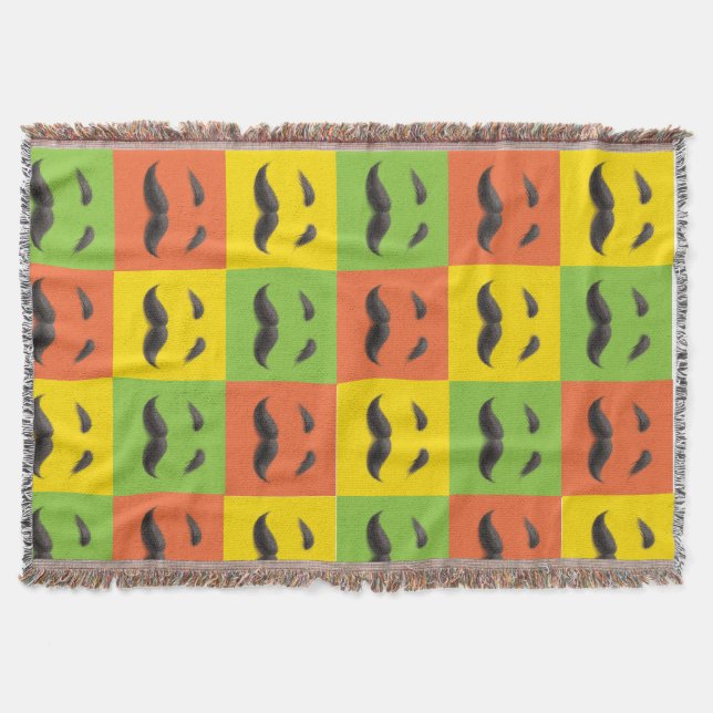 La manta melenuda del tiro del remiendo del papá (Anverso)