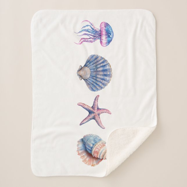 La manta "Ocean Dreams" (Anverso)