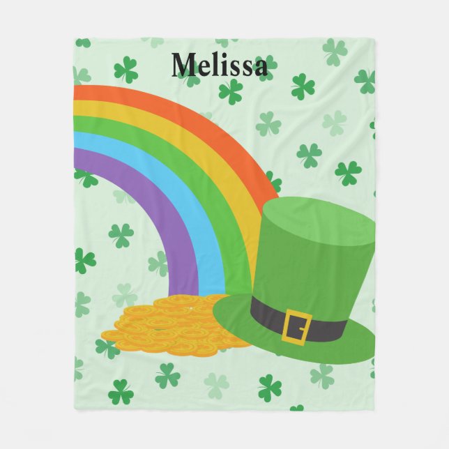 La manta personalizada del día de San Patricio (Anverso)