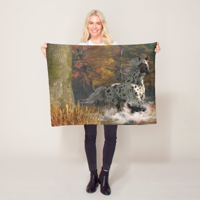 La manta salvaje del Appaloosa (In situ)