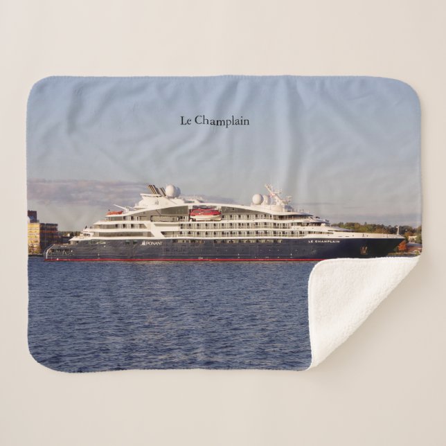 La manta sherpa de Le Champlain (Anverso (horizontal))