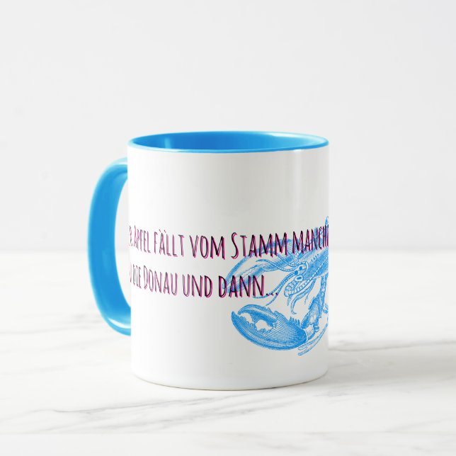 La manzana / Taza alemana (Anverso izquierdo)