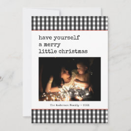 La máquina de escribir moderna Merry Little Navida